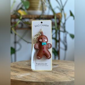Gingerbread Man Bag Charm